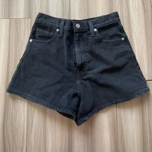 Black Levi’s Mom Shorts